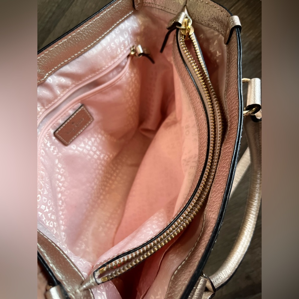 Kate Spade Rose Gold Mesh Handbag - Picture 11 of 15